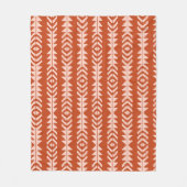 Zand en Klei Geometrisch Boho Design Fleece Deken (Voorkant)
