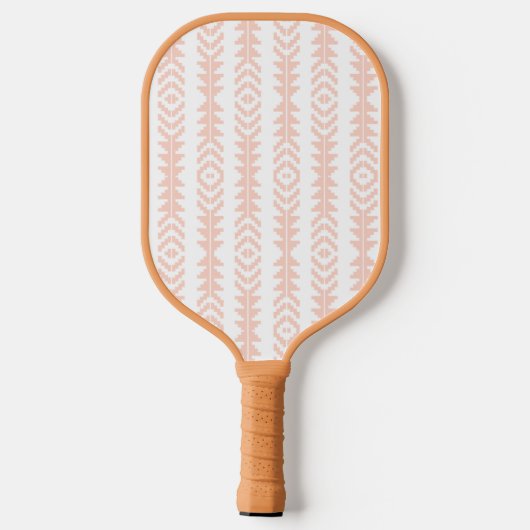 Zand en Klei Geometrisch Boho Design Pickleball Paddle (Achterkant)