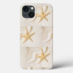 Zand en natuurlijke neutrale kleur van Starfish Case-Mate iPhone Case