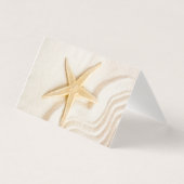 Zand en natuurlijke neutrale kleur van Starfish Kaart (Voorkant)