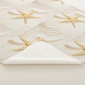 Zand en natuurlijke neutrale kleur van Starfish Sherpa Deken (3/4)