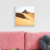 Zand en piramides canvas afdruk (Insitu (Woonkamer))