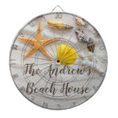 Zand- en schelpdieren dartbord (Voorkant)