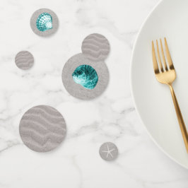 Zand en schelpen confetti