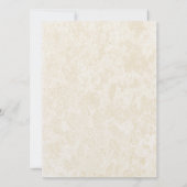 Zand en Shell Ocean Shore bruiloft Kaart (Achterkant)