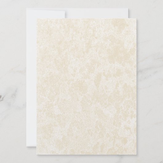 Zand en Shell Ocean Shore bruiloft Kaart (Achterkant)