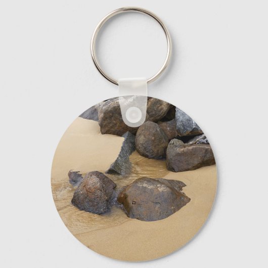 Zand en stenen sleutelhanger (Voorkant)