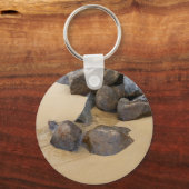 Zand en stenen sleutelhanger (Voorkant)