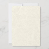 Zand en Sterren Shell Garland Bruiloft Kaart (Achterkant)