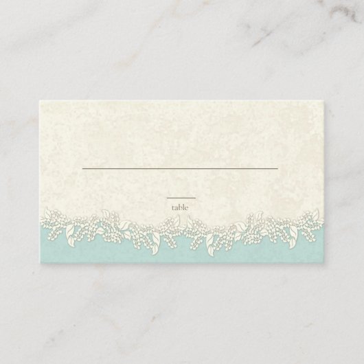 Zand en Sterren Strand Theme Place Cards Plaatskaartje (Voorkant)