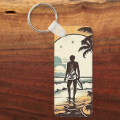 Zand en Surf Keyring Sleutelhanger (Voorkant)