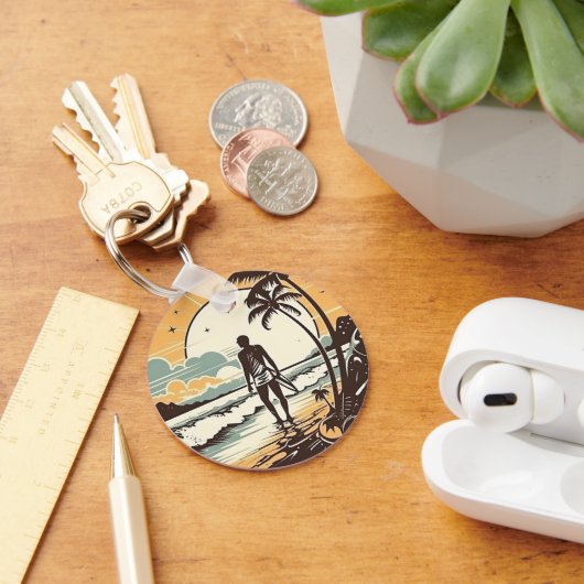 Zand en Surf Keyring Sleutelhanger (Bureau)