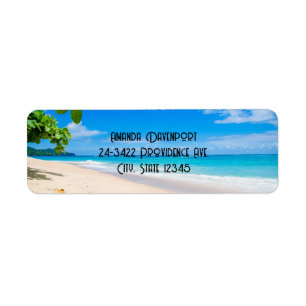 Zand en Surf Tropical Beach Etiket