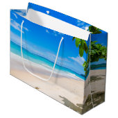 Zand en Surf Tropical Beach Groot Cadeauzakje (Voorkant Gekanteld)