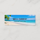 Zand en Surf Tropical Beach Mini Visitekaartje (Voorkant)