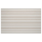 Zand en witte linnen strepen stof (Fat Quarter)