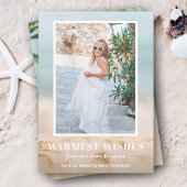 Zand en Zee Beach Feestdagenkaart