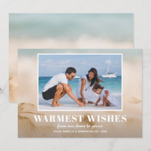 Zand en Zee Beach Feestdagenkaart