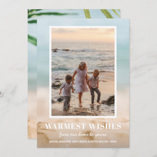 Zand en Zee Beach Feestdagenkaart