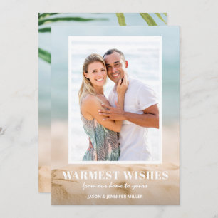 Zand en Zee Beach Feestdagenkaart