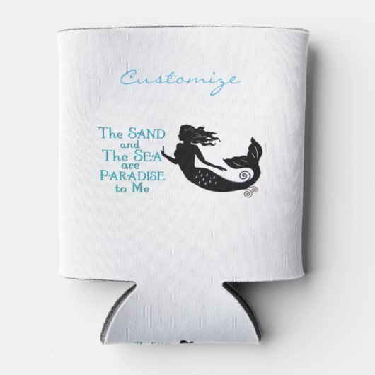 Zand en Zee Beach Mermaid Thunder_Cove Blikjeskoeler (Voorkant)