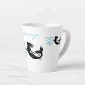 Zand en Zee Beach Mermaid Thunder_Cove Latte Mok (Rechterhoek)