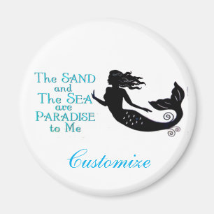 Zand en Zee Beach Mermaid Thunder_Cove Magneet