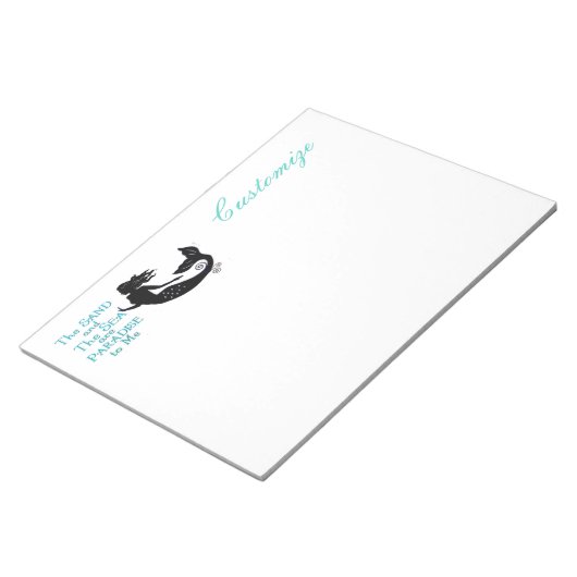 Zand en Zee Beach Mermaid Thunder_Cove Notitieblok (Schuin)