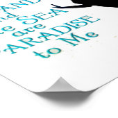 Zand en Zee Beach Mermaid Thunder_Cove Poster (Hoek)