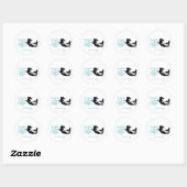 Zand en Zee Beach Mermaid Thunder_Cove Ronde Sticker (Vel)