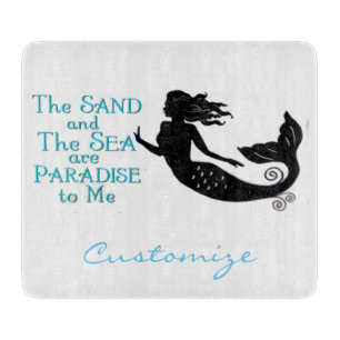 Zand en Zee Beach Mermaid Thunder_Cove Snijplank
