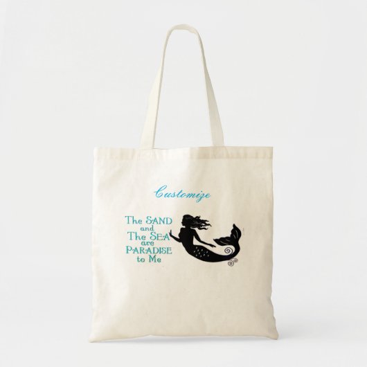 Zand en Zee Beach Mermaid Thunder_Cove Tote Bag (Voorkant)