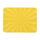 ZAND EN ZEE BRIGHT YELLOW SUNSHINE SUN RAYS SUMME MAGNEET (Horizontaal)