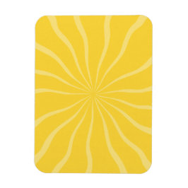 ZAND EN ZEE BRIGHT YELLOW SUNSHINE SUN RAYS SUMME MAGNEET