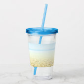 Zand en Zee Calm Coastal Acryl Drinkbeker (Achterkant)