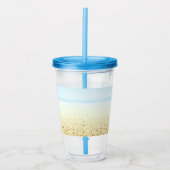 Zand en Zee Calm Coastal Acryl Drinkbeker (Voorkant)