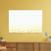 Zand en Zee Calm Coastal Canvas Afdruk (Insitu (Woonkamer))