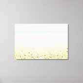Zand en Zee Calm Coastal Canvas Afdruk (Voorkant)