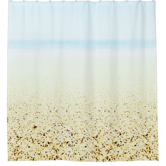 Zand en Zee Calm Coastal Douchegordijn (Voorkant)