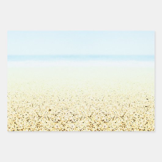 Zand en Zee Calm Coastal Inpakpapier Vel (Voorkant 3)