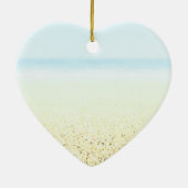 Zand en Zee Calm Coastal Keramisch Ornament (Achterkant)