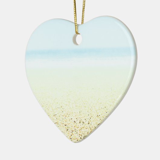 Zand en Zee Calm Coastal Keramisch Ornament (Links)