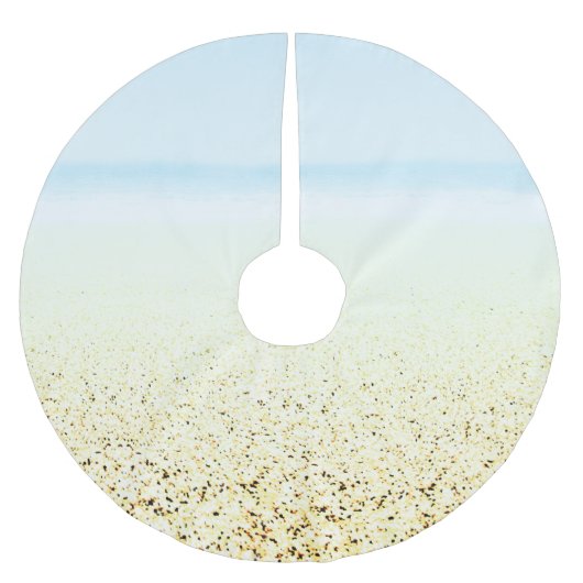 Zand en Zee Calm Coastal Kerstboom Rok (Voorkant)