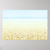 Zand en Zee Calm Coastal Poster (Voorkant)