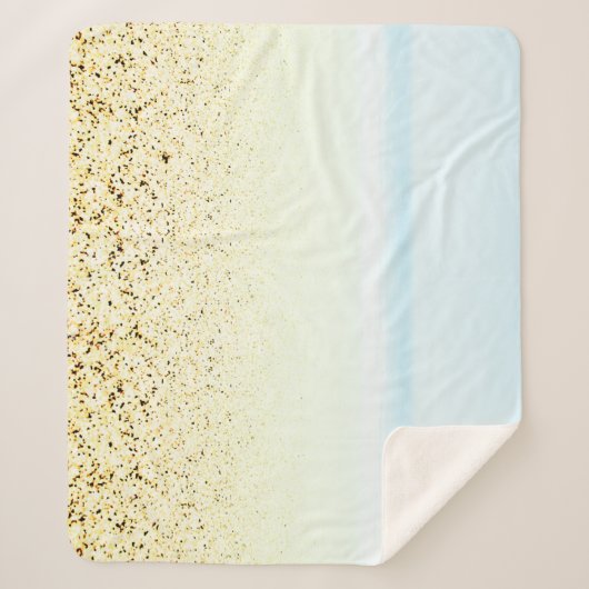 Zand en Zee Calm Coastal Sherpa Deken (Voorkant)