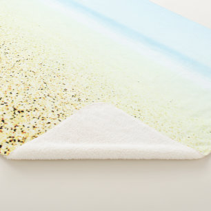 Zand en Zee Calm Coastal Sherpa Deken