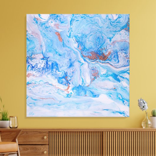 Zand en Zee Canvas Afdruk (Insitu (Woonkamer))