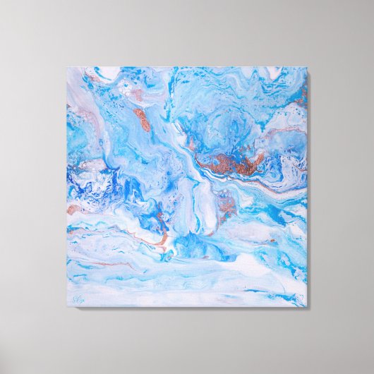 Zand en Zee Canvas Afdruk (Voorkant)