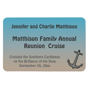 Zand en Zee Dark Stateroom Deurmarkering 2 Magneet