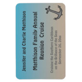 Zand en Zee Dark Stateroom Deurmarkering 2 Magneet (Verticaal)